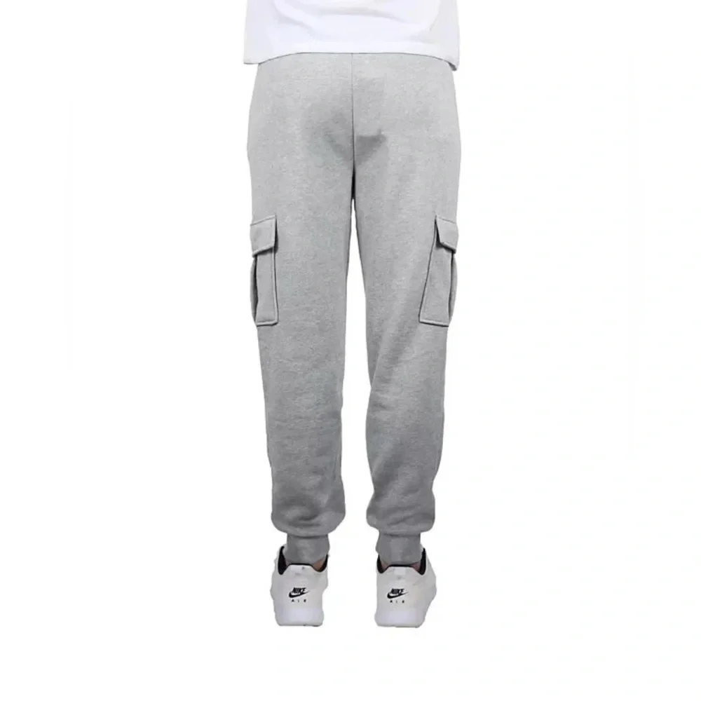 Blue Ice Men’s‎ Heather Gray Cargo Fleece Sweatpants Jogger Ribbed Cuff Size XL